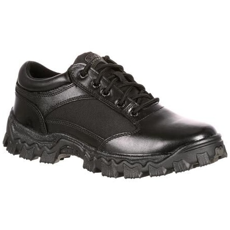 Rocky Alpha Force, Men's Oxford Shoe, 14 W, Leather, 4 in Height, Black FQ0002168